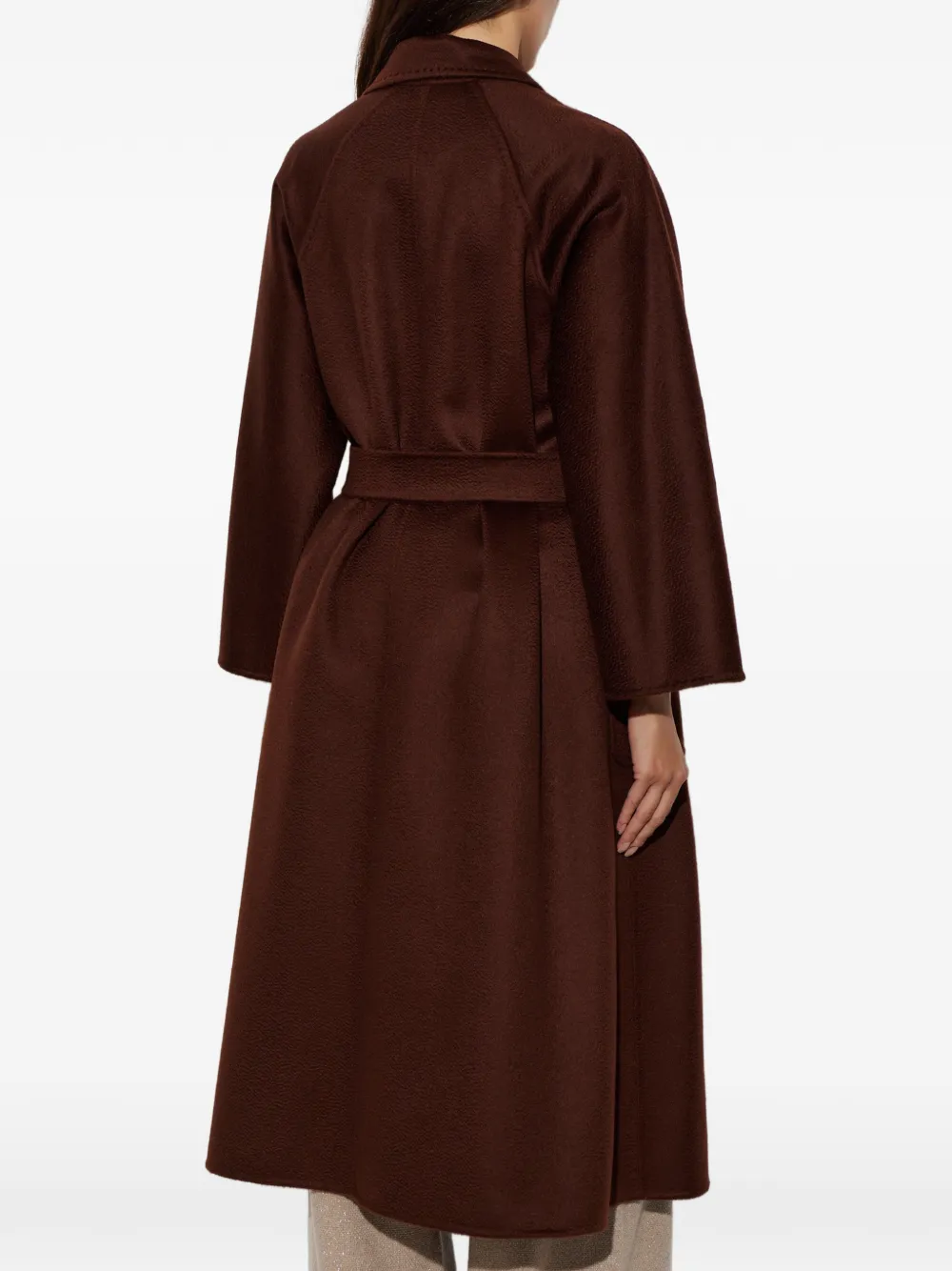 Max Mara Kasjmier jas Bruin