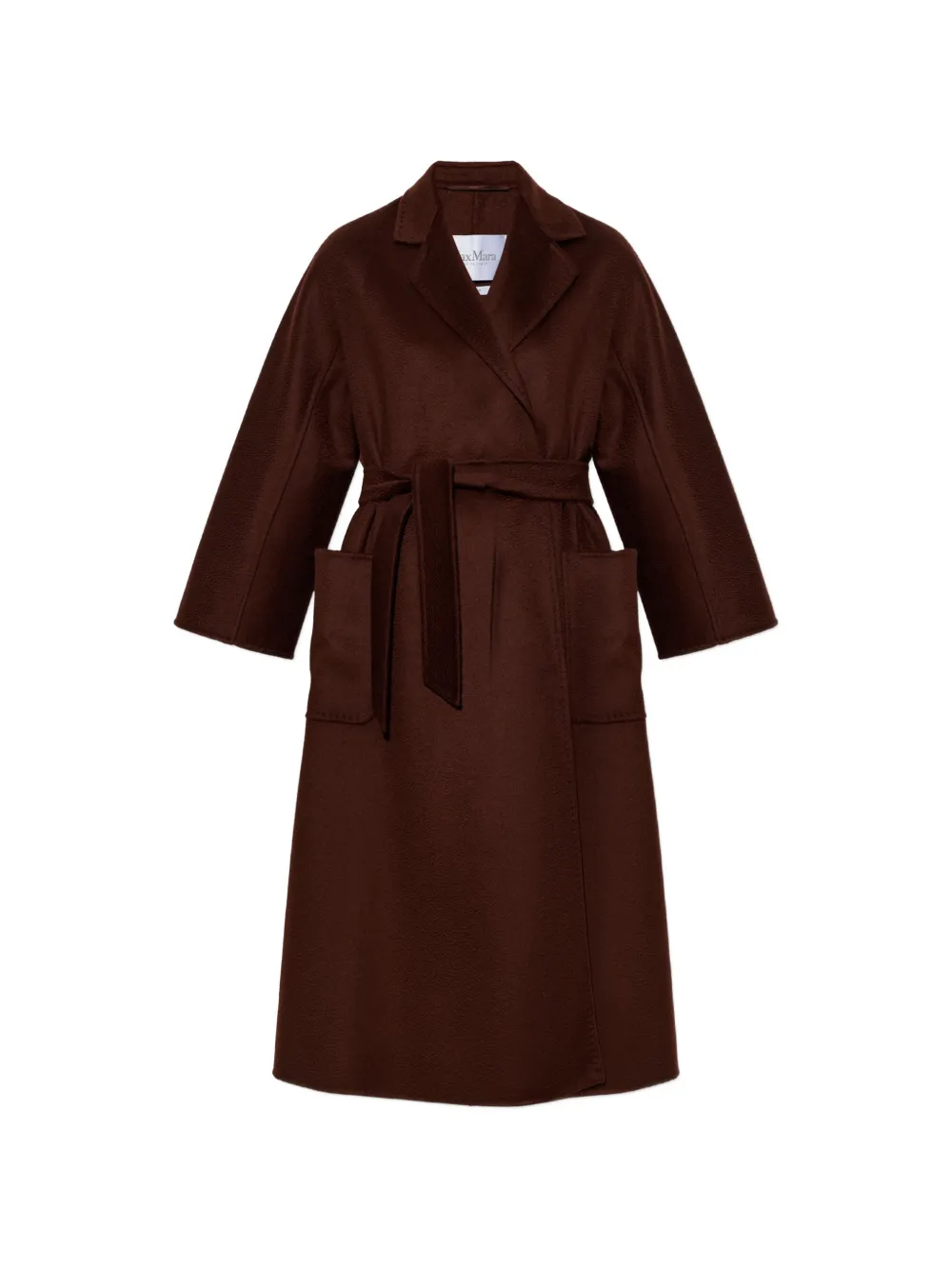Max Mara Ludmilla belted cashmere coat - Marrone