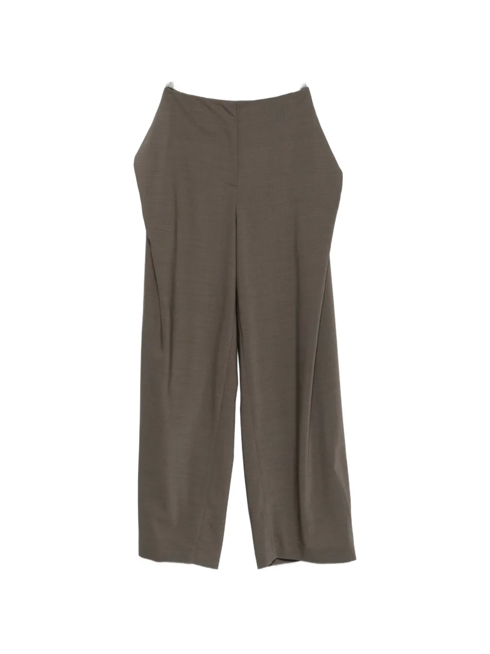 Jacquemus Cubisto layered-detail tailored trousers Grijs