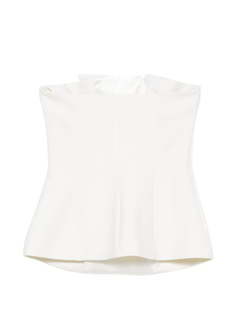 P.A.R.O.S.H. double-breasted strapless top Wit