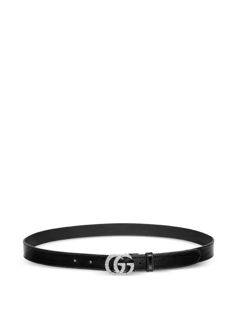 Gucci Double G crystal-embellished belt