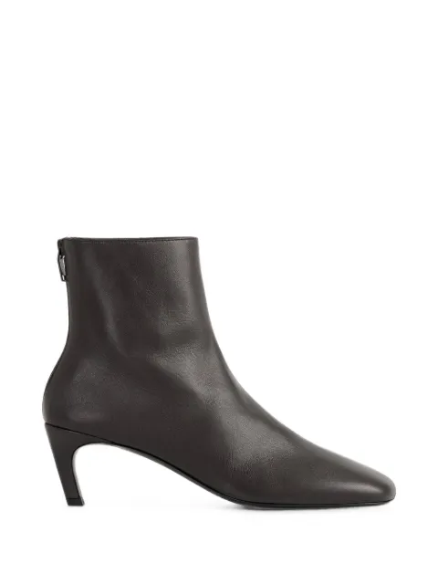 TOTEME square-toe leather boots