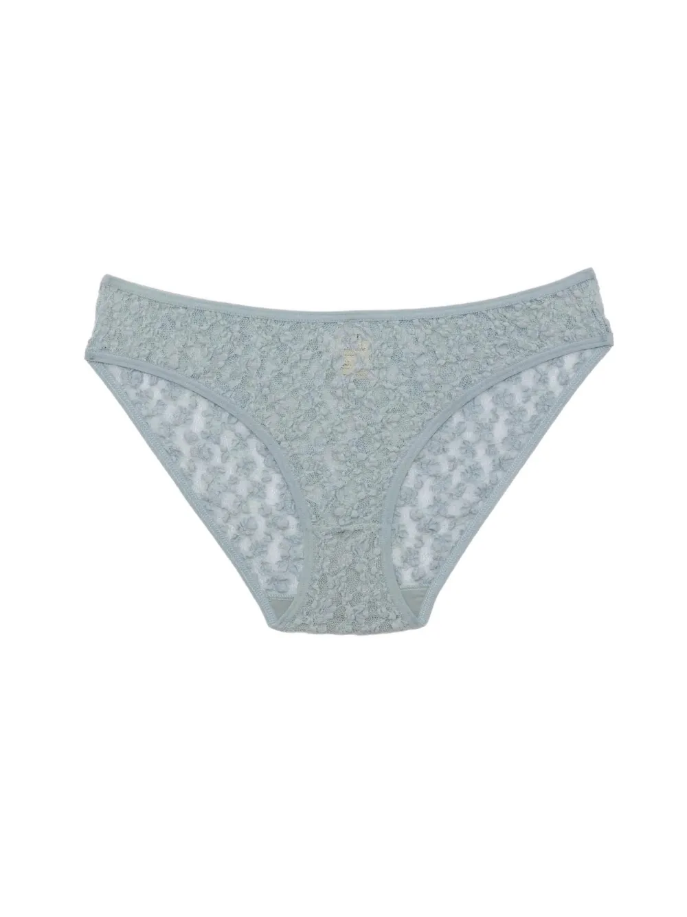 Baserange Musial onderbroek met kanttextuur Blauw