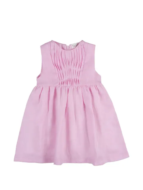 NANAN pleated linen dress