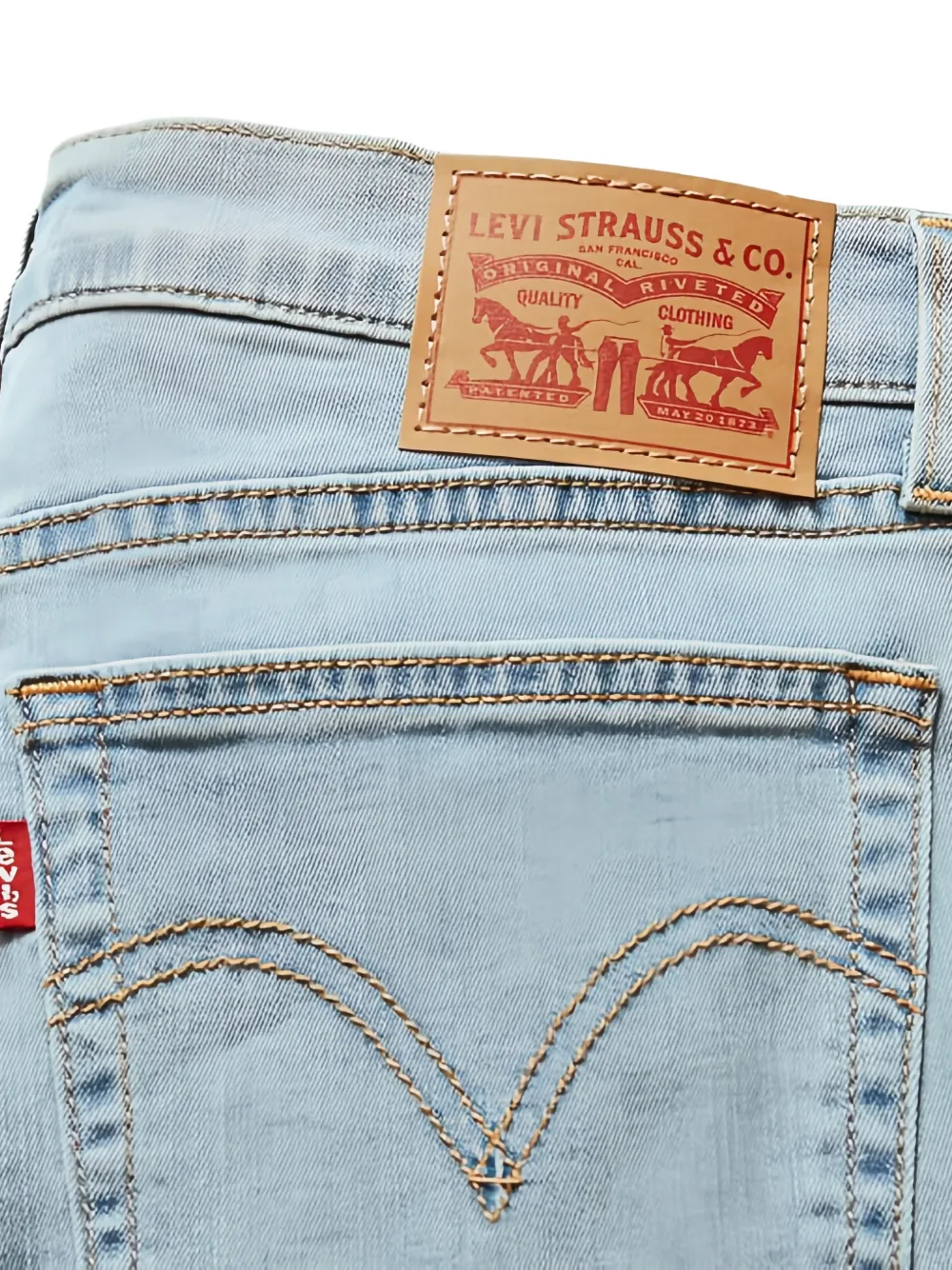 Levi's Mid-waist boyfriend jeans Blauw