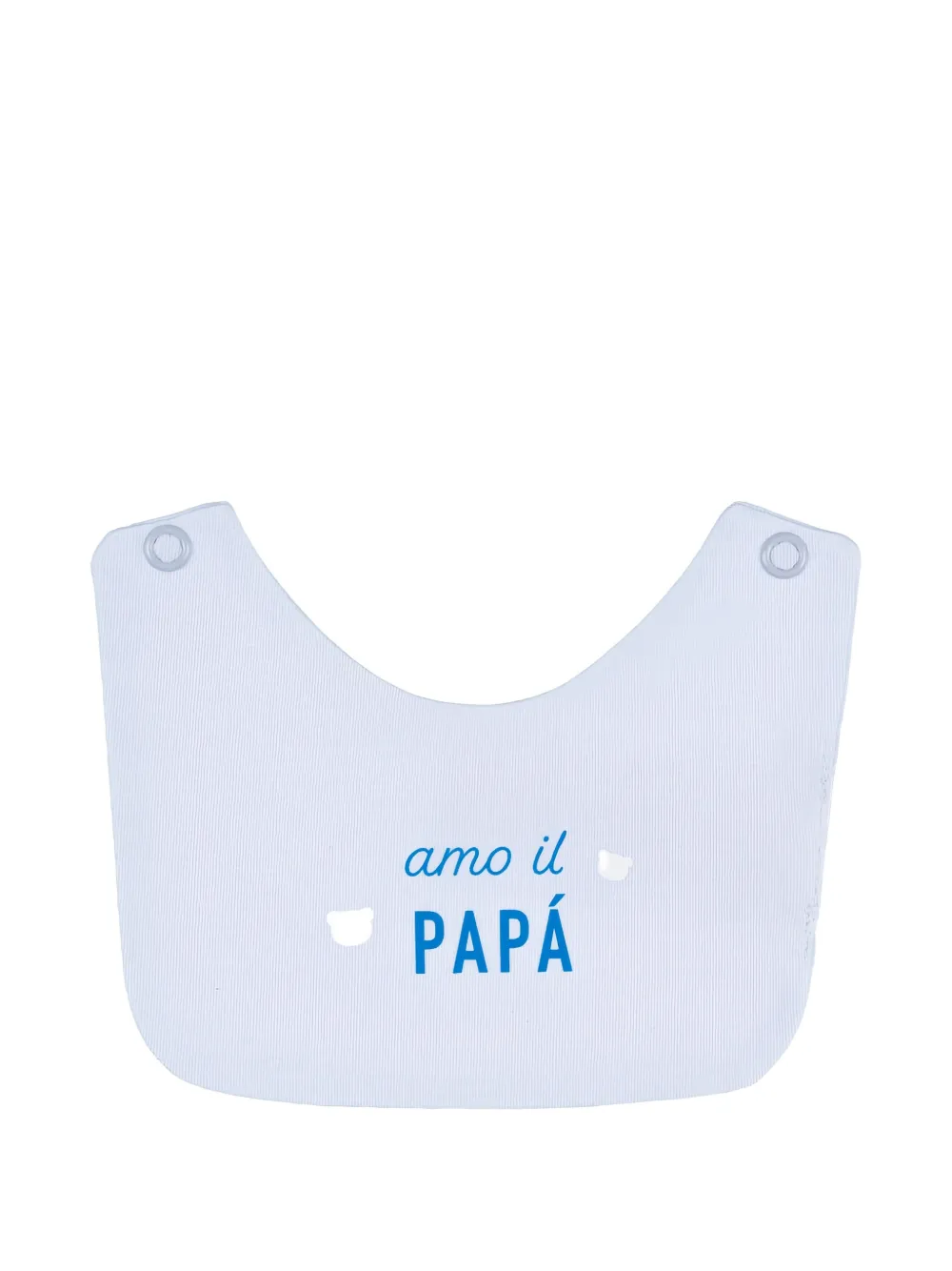 NANAN Pyjama met I Love Mum Dad-slabbetje Blauw