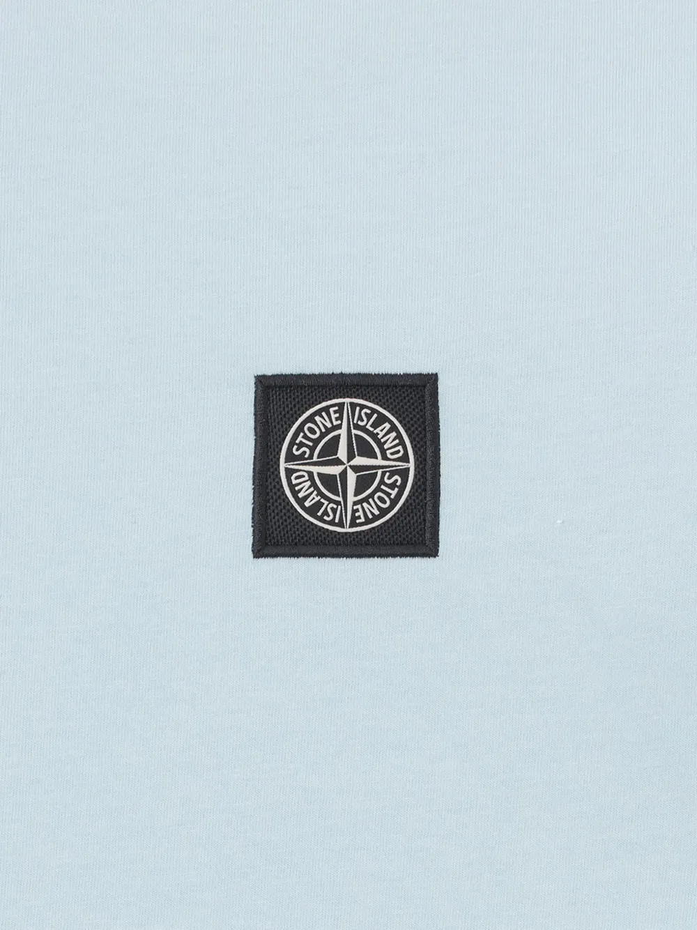 Stone Island Junior T-shirt met logopatch Blauw