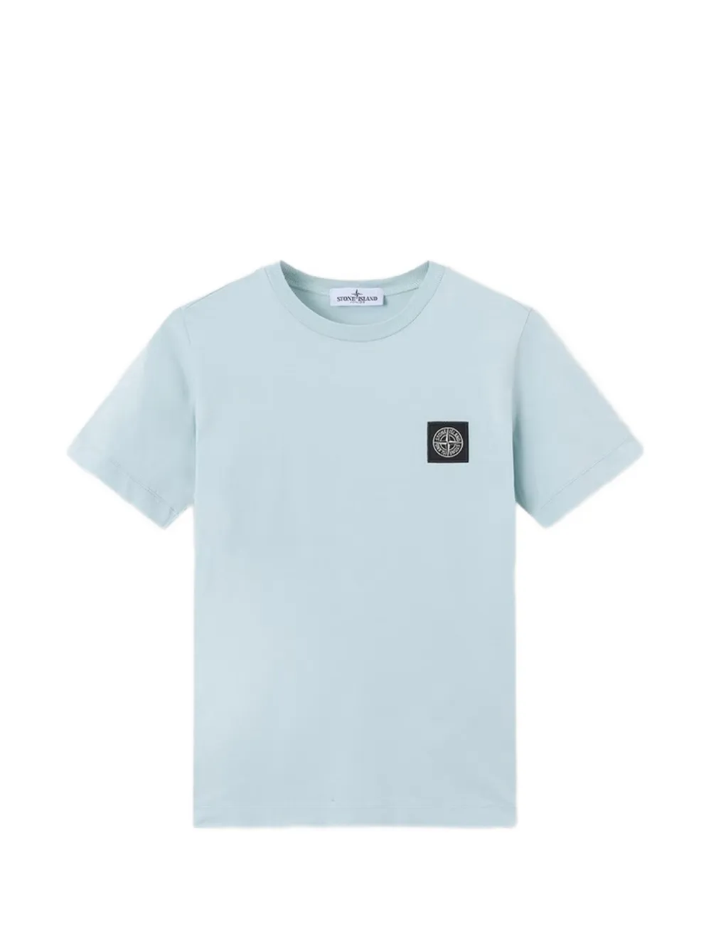 Stone Island Junior logo-patch T-shirt - Blu