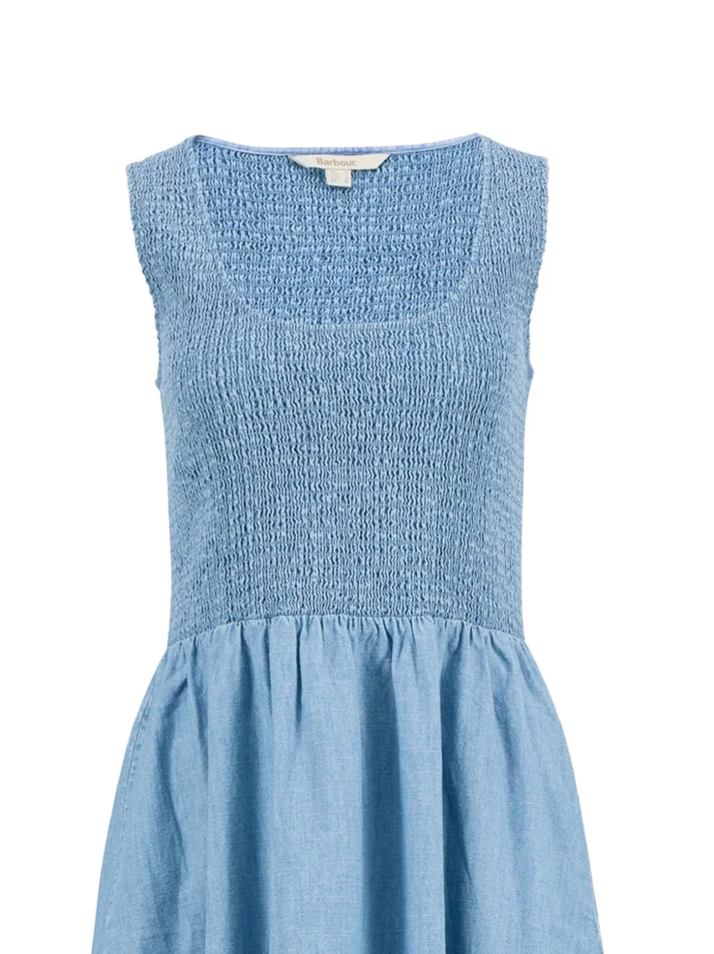 Barbour Josie mouwloze midi-jurk Blauw