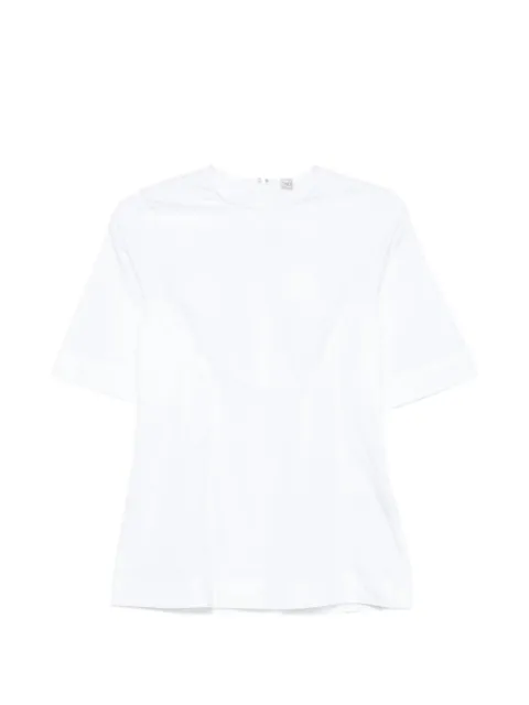 TOTEME sculptural cotton top white