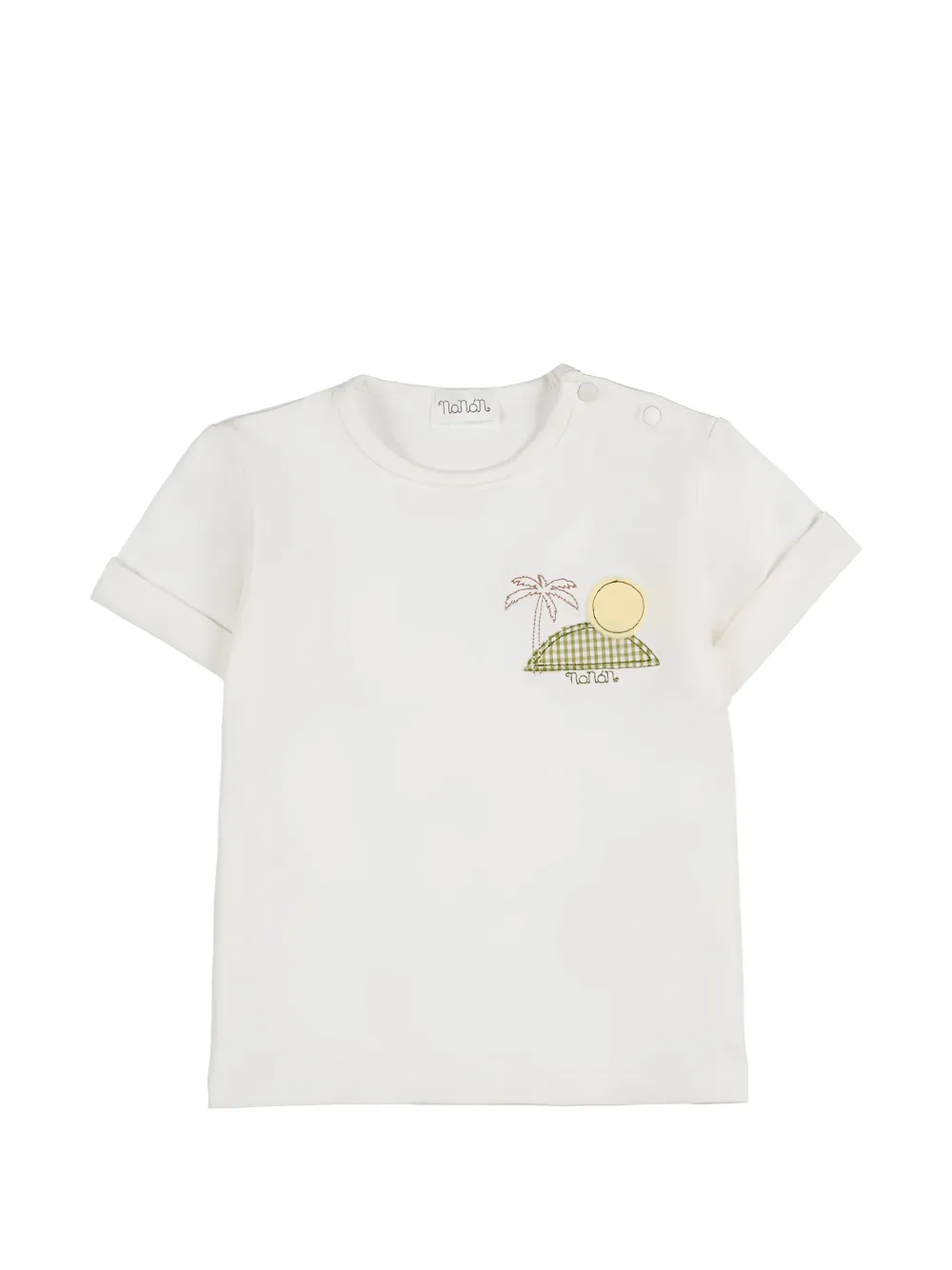 NANAN graphic-print T-shirt - Toni neutri