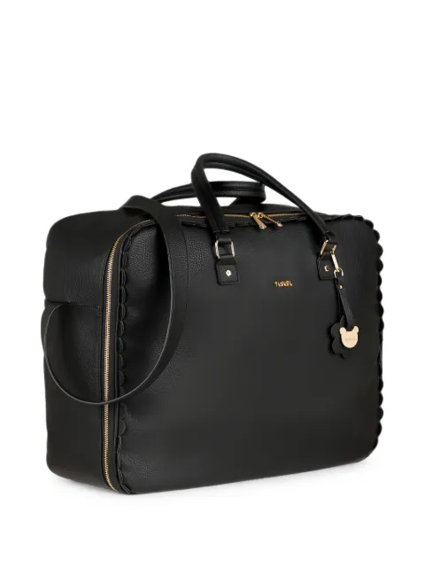 NANAN scalloped-trim grained changing bag
