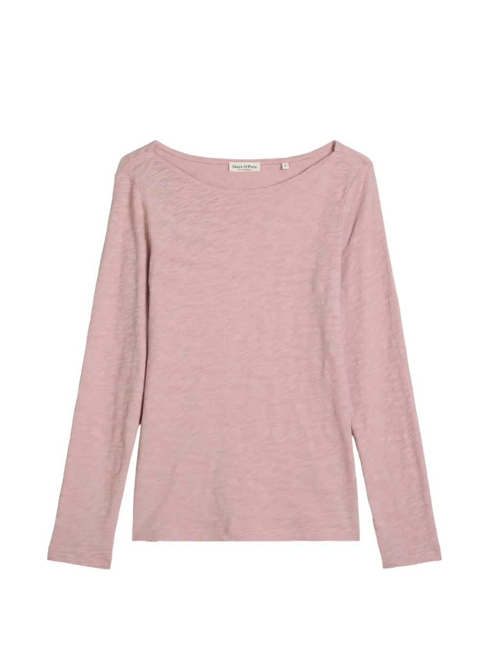 Marc O'Polo long-sleeve slub-jersey T-shirt - Rosa