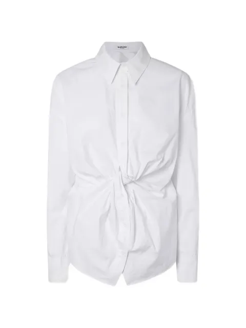 La Piscine knot long-sleeve shirt