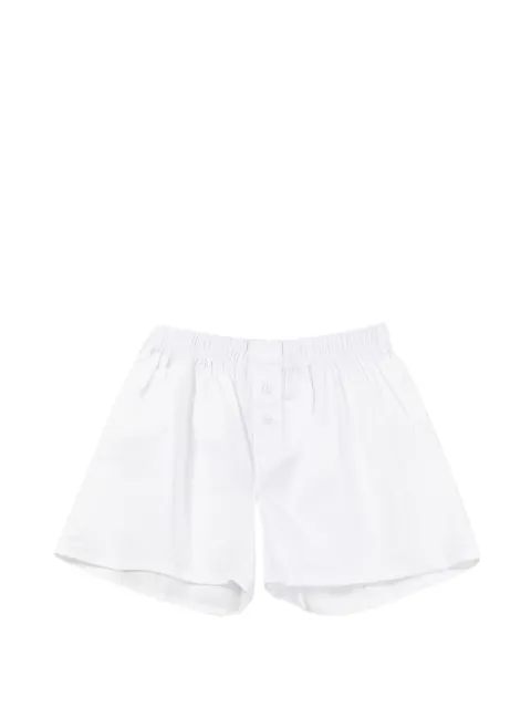 HANDVAERK elasticated-waist button-fastening boxer shorts