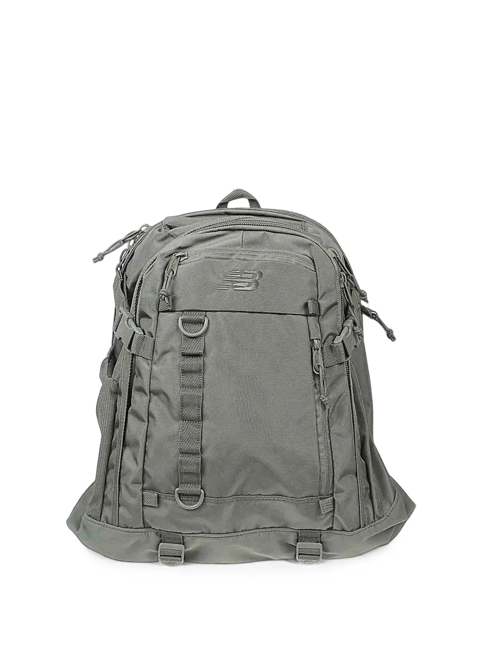 New Balance Athletics Advance logo-embroidered buckled backpack - Grigio