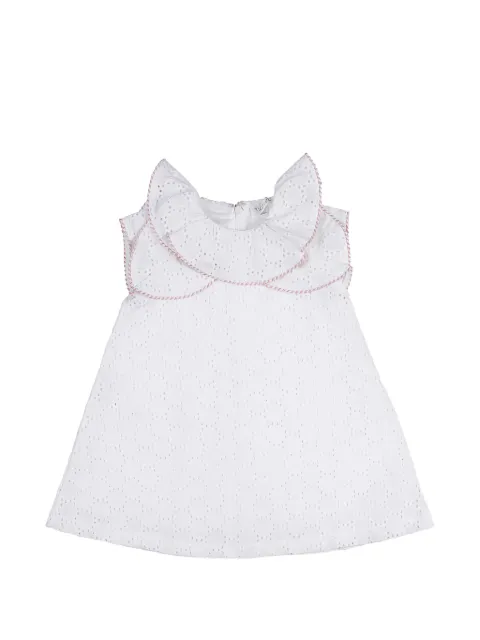 NANAN broderie-anglaise ruffled dress