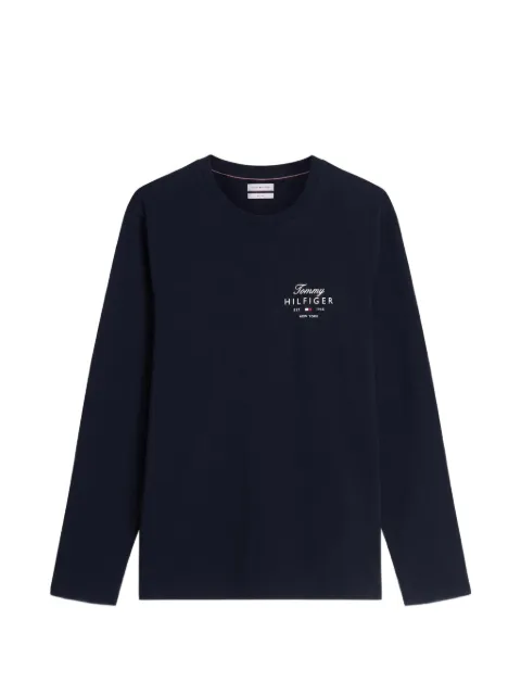 Tommy Hilfiger playera manga larga con logo estampado