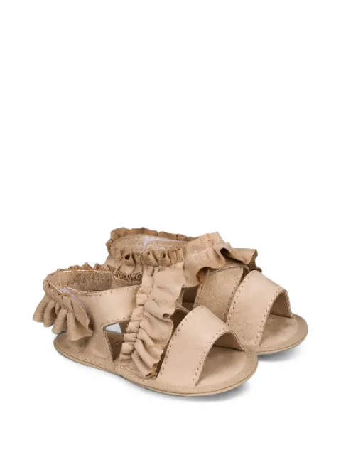 NANAN ruffle-trim open-toe sandals