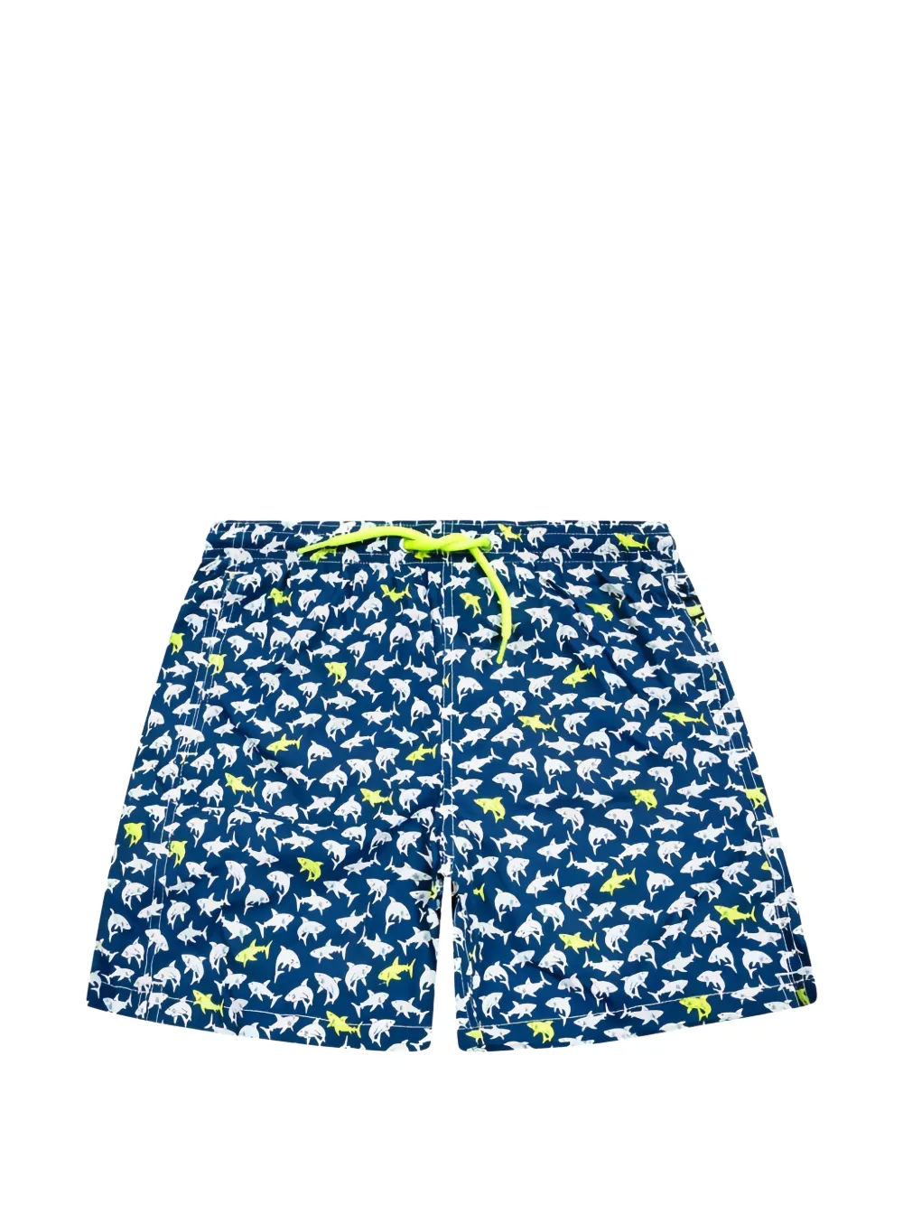 MC2 Saint Barth Kids short de bain Lighting à imprimé requin - Bleu