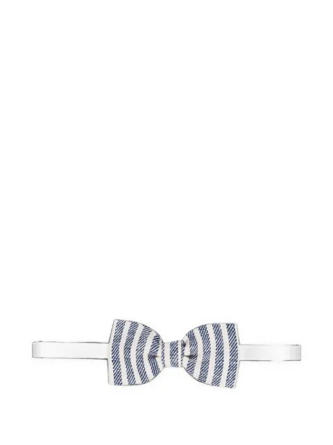 NANAN striped bow tie