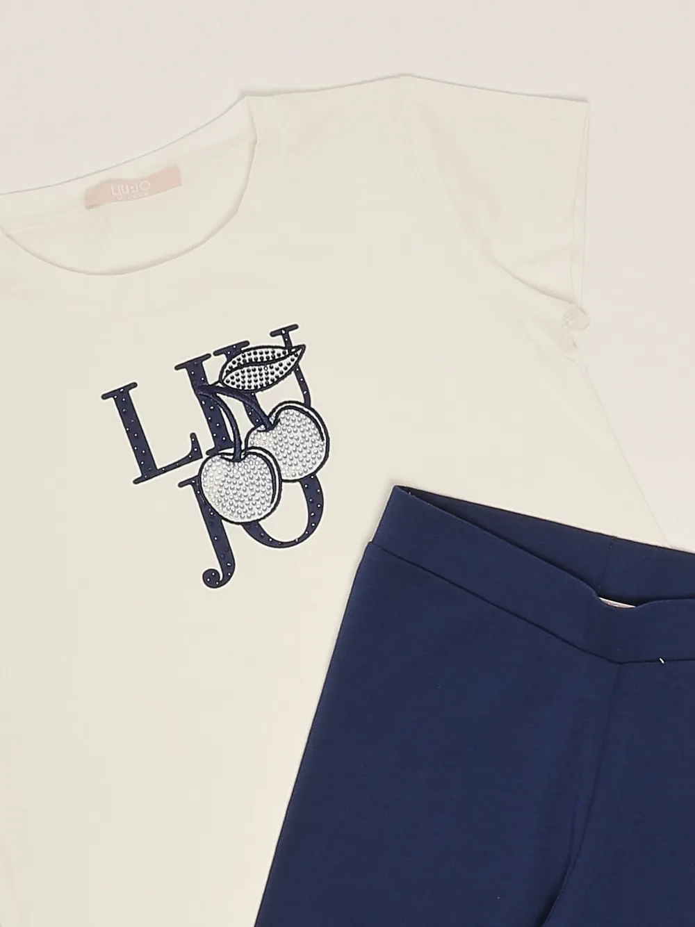 Liu Jo Kids Trainingspak met logoprint Wit