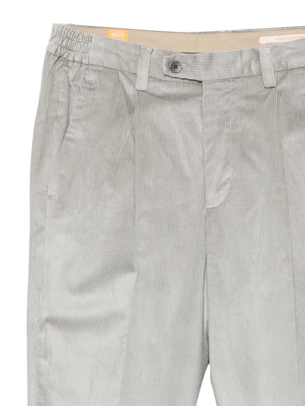 Alpha Industries pleated corduroy trousers Grijs