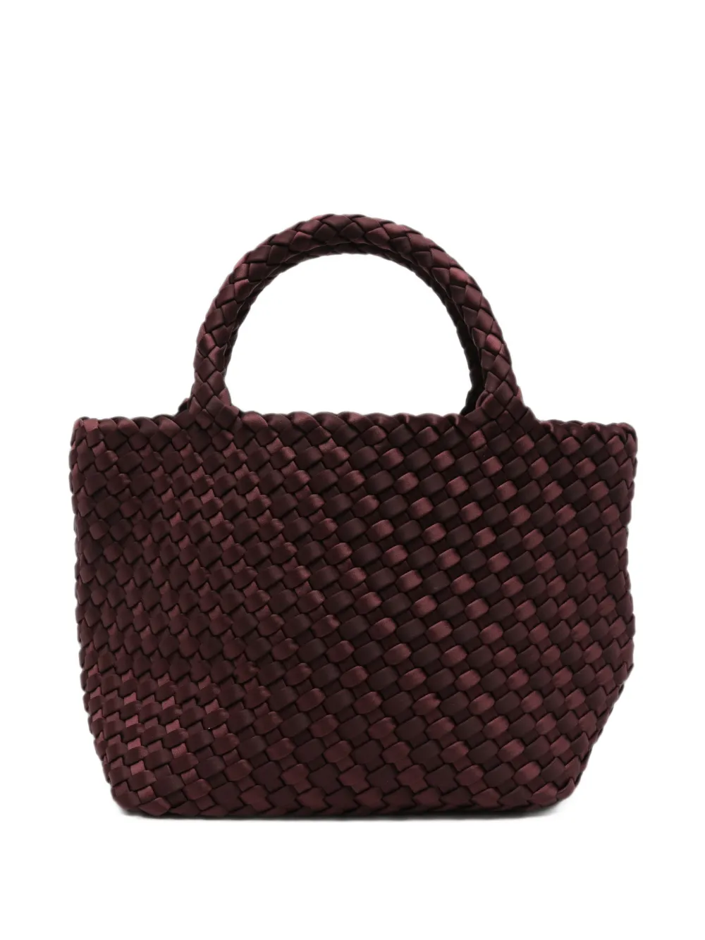 MARREA woven satin shoulder bag