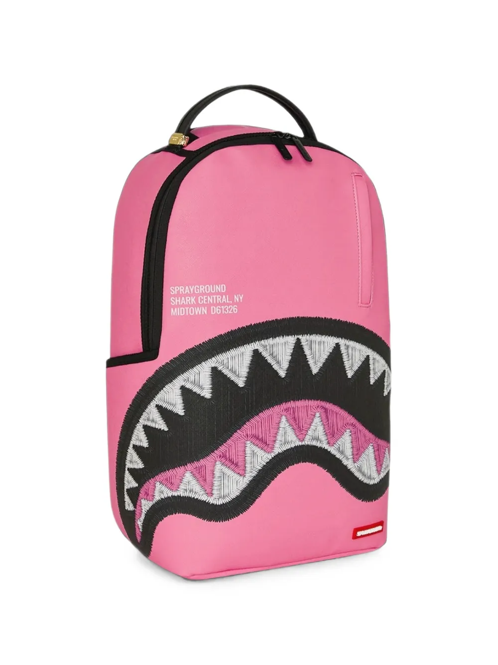 Sprayground Shark Central rugzak met borduurwerk Roze