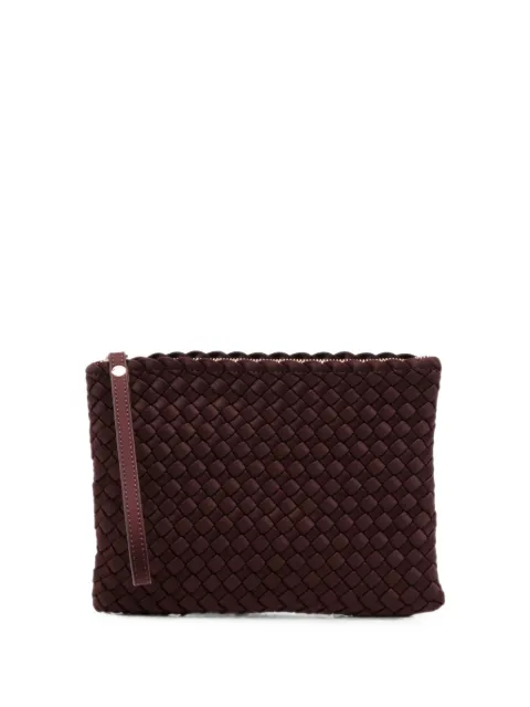 MARREA woven clutch bag
