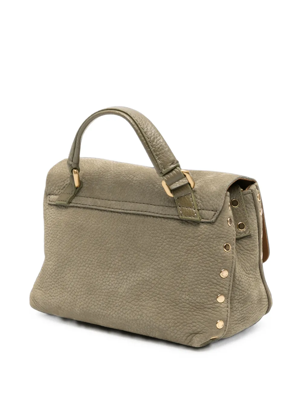 Zanellato Baby Postina mini-tas verfraaid met studs Groen