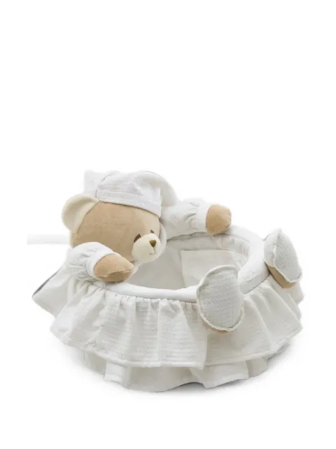 NANAN ruffled teddy bear storage basket