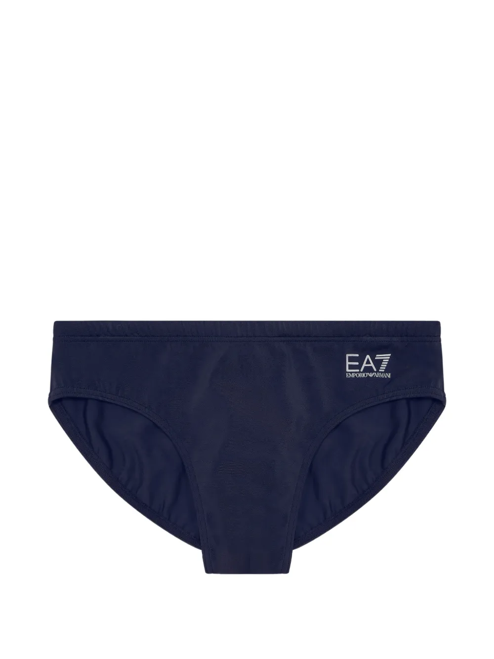 Ea7 Emporio Armani logo-print swimming briefs - Blu