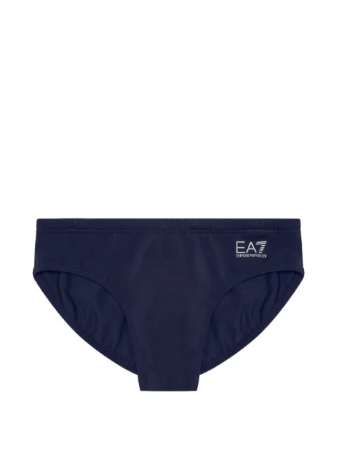 Ea7 Emporio Armani logo-print swimming briefs