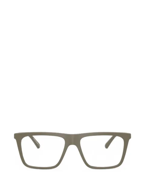 Emporio Armani clip-on square-frame glasses