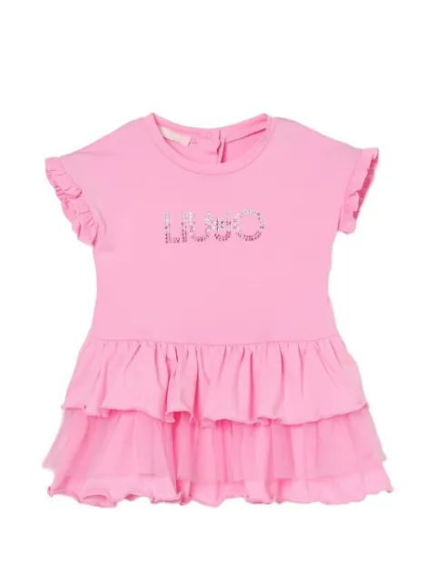 Liu Jo Kids ruffled tiered dress