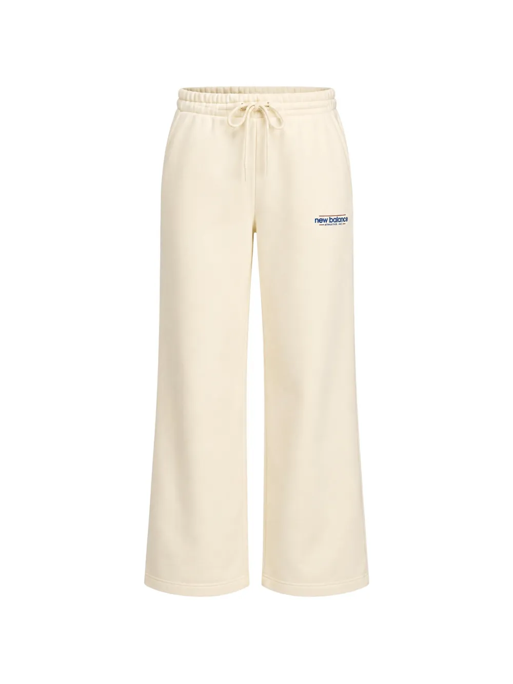 New Balance logo-print track pants - Bianco