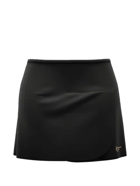 REDELK logo-print wrap mini skirt