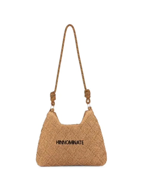 HINNOMINATE bolso de hombro con logo bordado y acabado acolchado