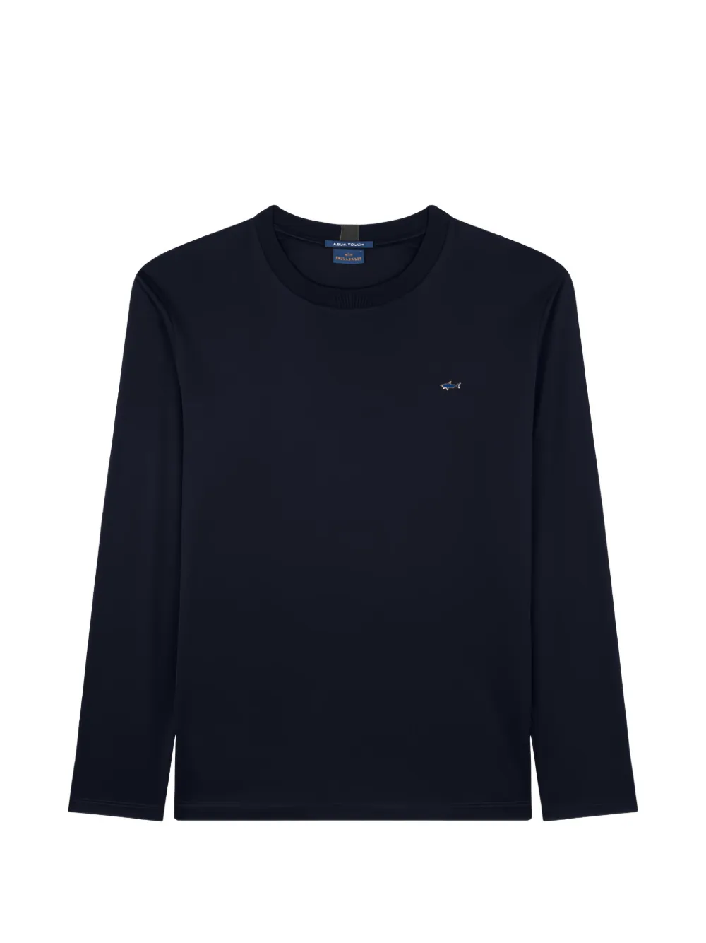 Paul & Shark logo-patch long-sleeve T-shirt - Blu