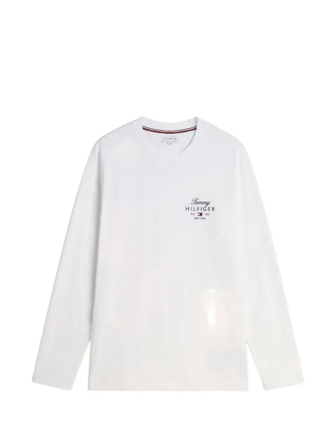 Tommy Hilfiger playera manga larga con logo estampado
