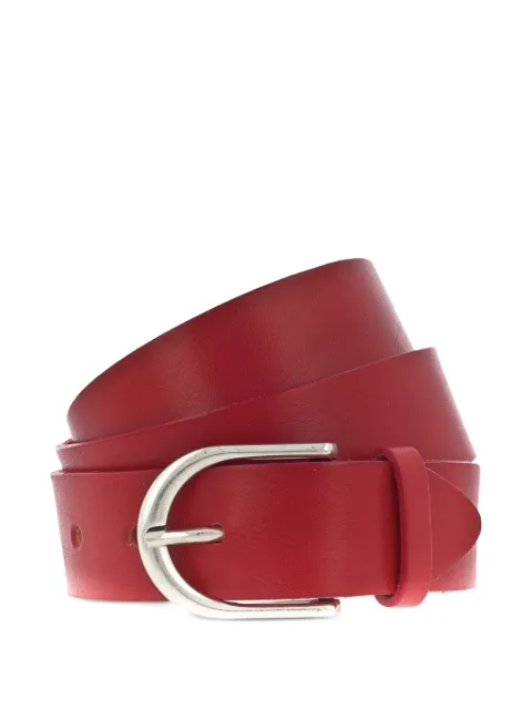 BGM LABEL buckle-fastening leather belt