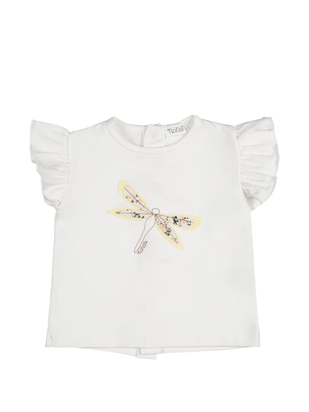 NANAN T-shirt con applicazione - Bianco