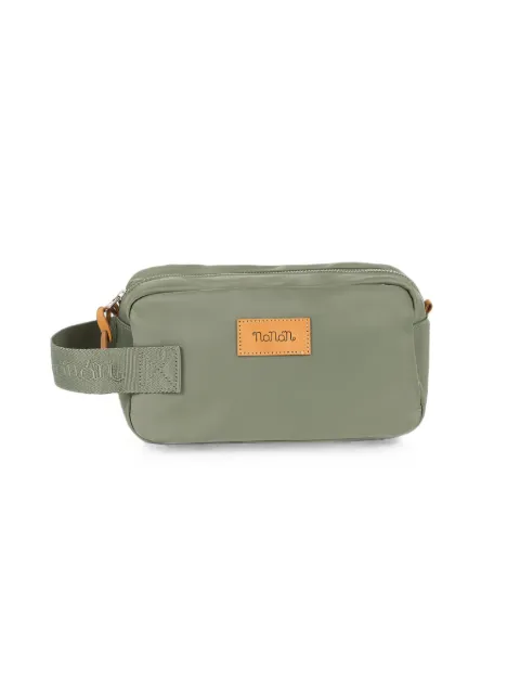 NANAN logo-patch pouch