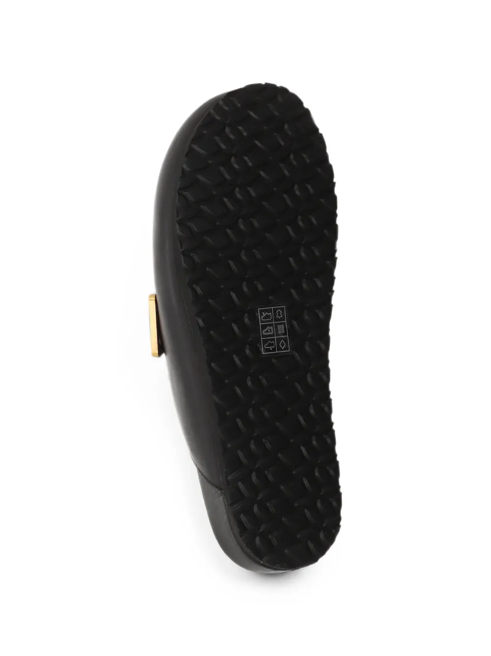 Marc O'Polo logo-plaque penny mules Zwart