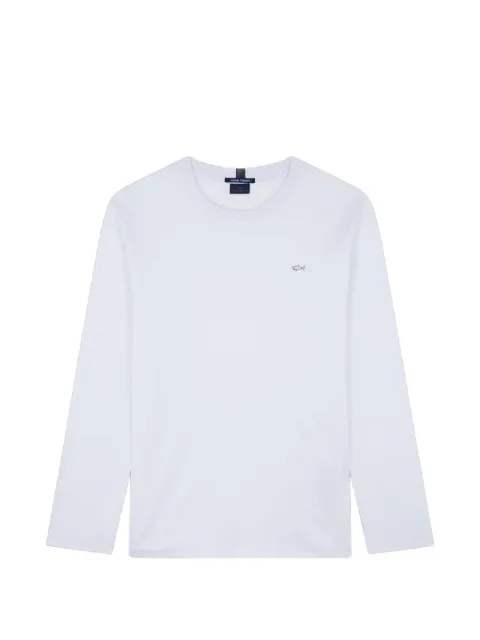 Paul & Shark logo-embroidered crew-neck sweater