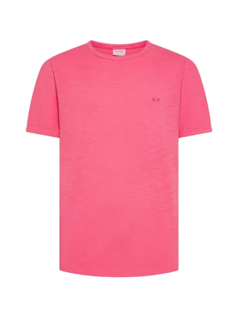 Sun68 embroidered-logo T-shirt