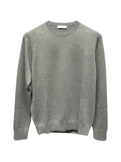 DIKTAT crew-neck ribbed-trim sweater