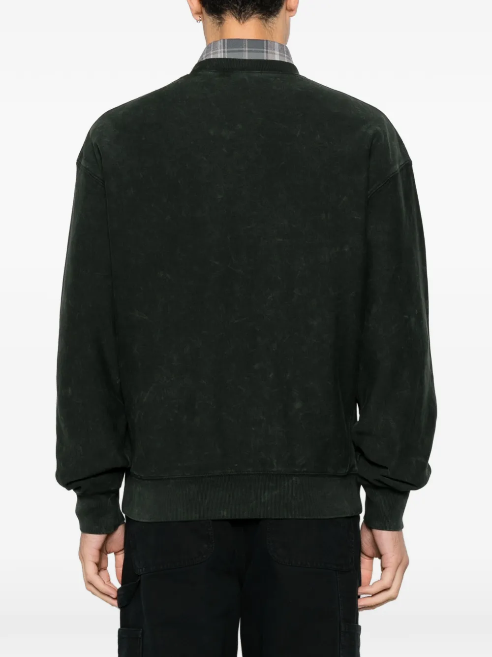 Carhartt WIP Lambert sweater met geborduurd logo Groen