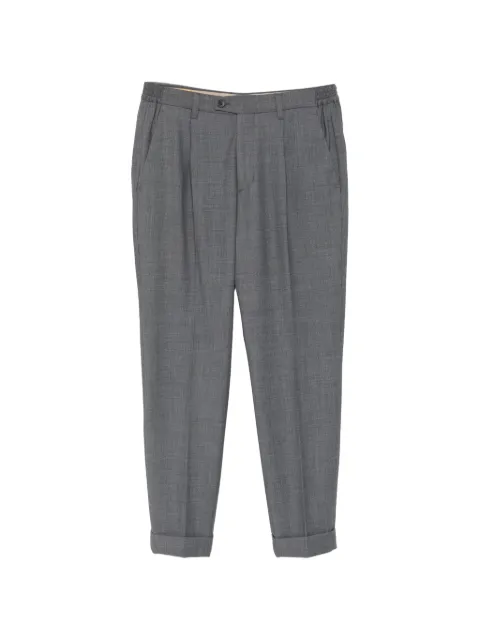 Alpha Industries pleated-front cuffed trousers